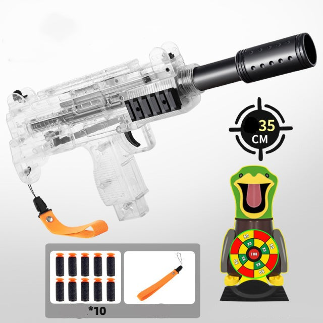 Manual Soft Bullet Submachine Toy Gun Set - Image 7