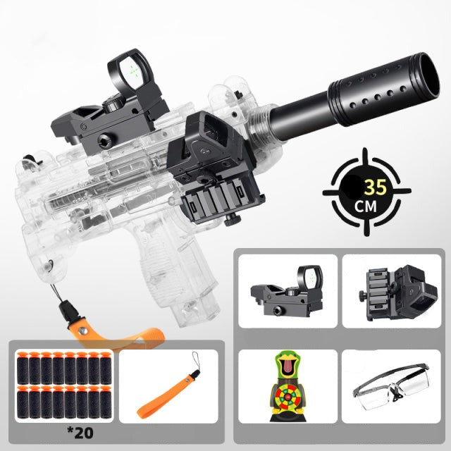Manual Soft Bullet Submachine Toy Gun Set - Image 12