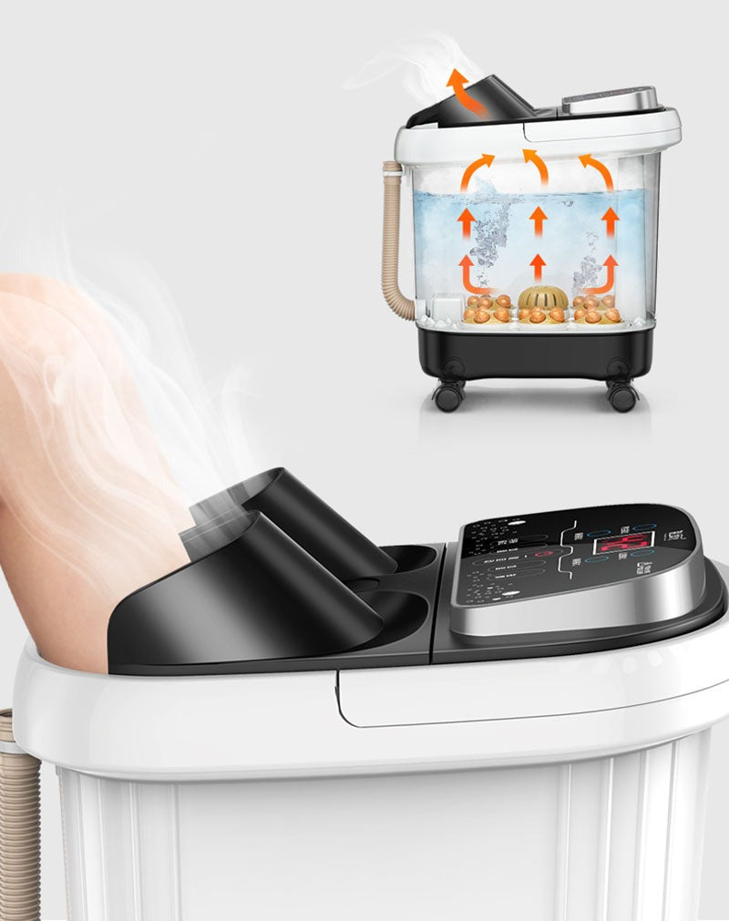 Automatic Vibration Heated Foot Massage Bath - Image 3