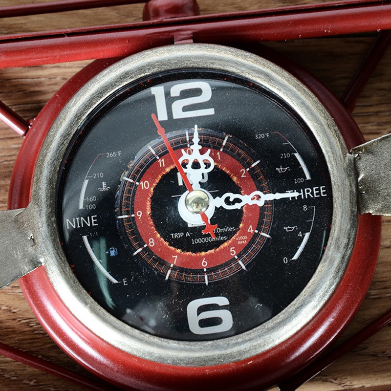 Creative Retro Aircraft Wall Clock - Image 1