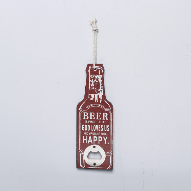 Retro Wood Bottle Opener - Image 4