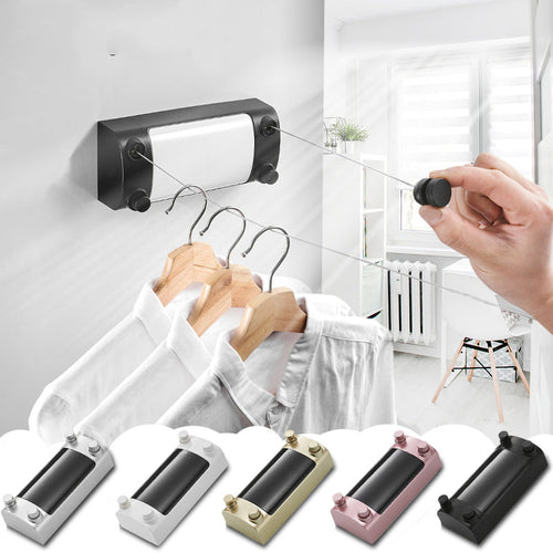 Retractable No Drill Stainless Steel Drying Rope - Image 0