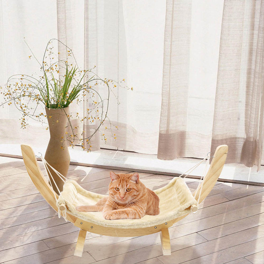 Fashion Wood Cat Hammock - Image 6
