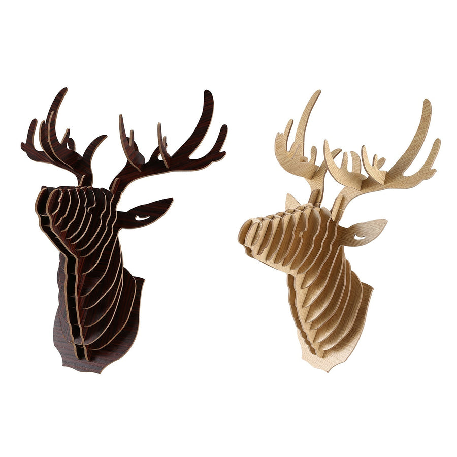 3D Puzzle Wooden Hanging Deer Head - Image 0