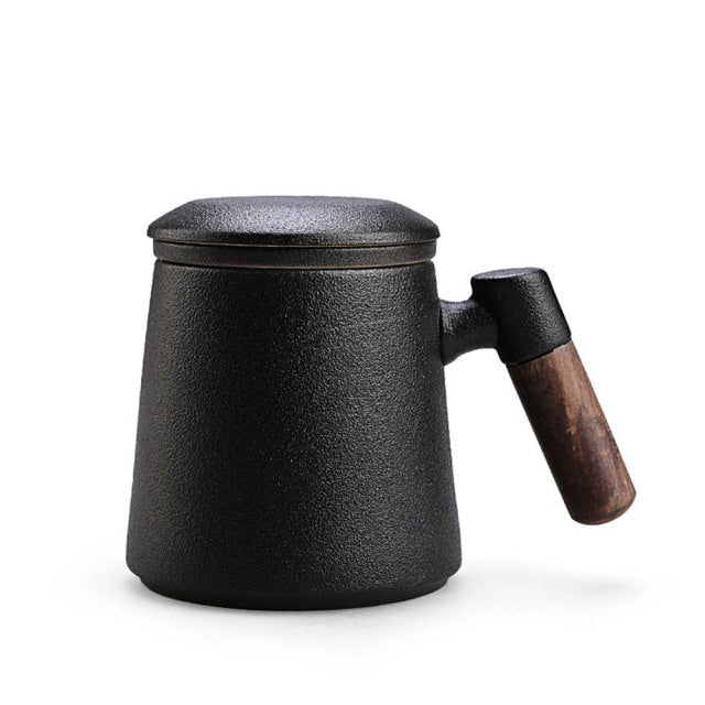 Elegant Creative Ceramic Tea Mug with Filter - Image 8