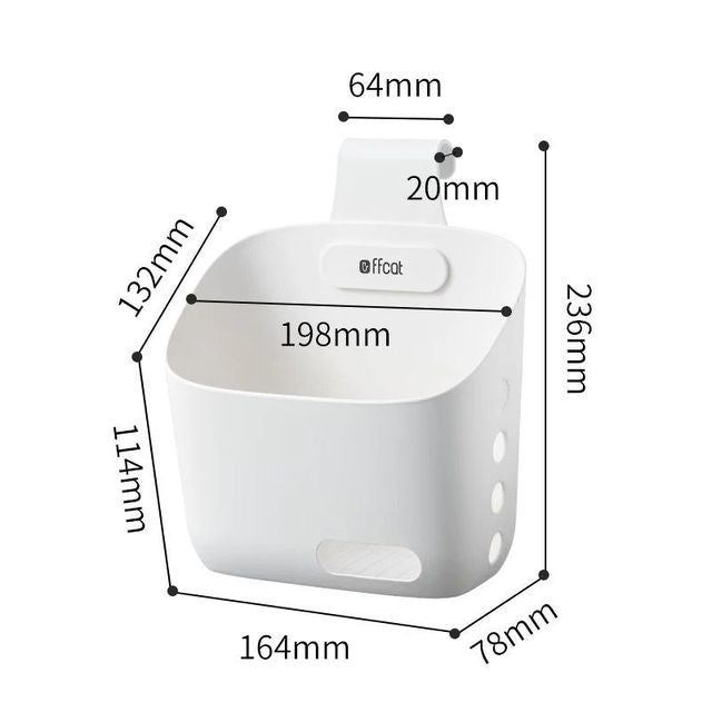 Wall-Mounted Simple Hanging Stackable Storage Basket - Image 7