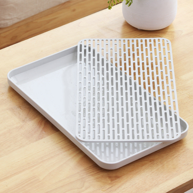Double Layer Easy Clean Dish Drainer Tray - Image 4