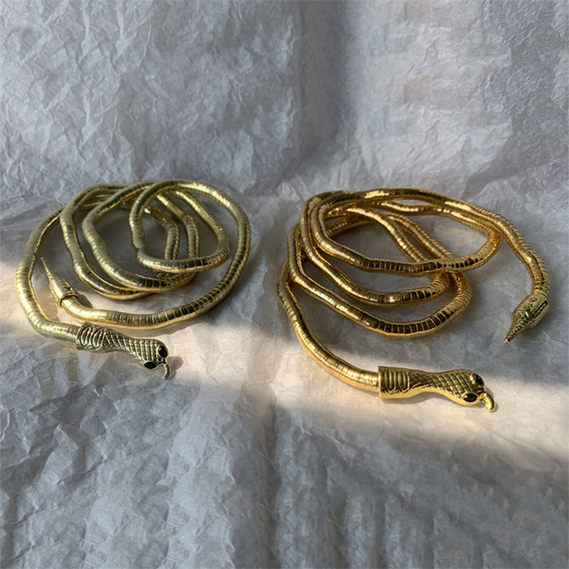 Snake Flexible Stylish Necklace - Image 1