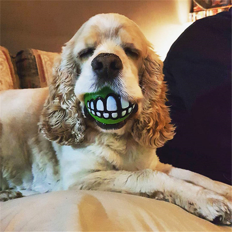 Funny Smile Rubber Pet Chew Toys - Image 3