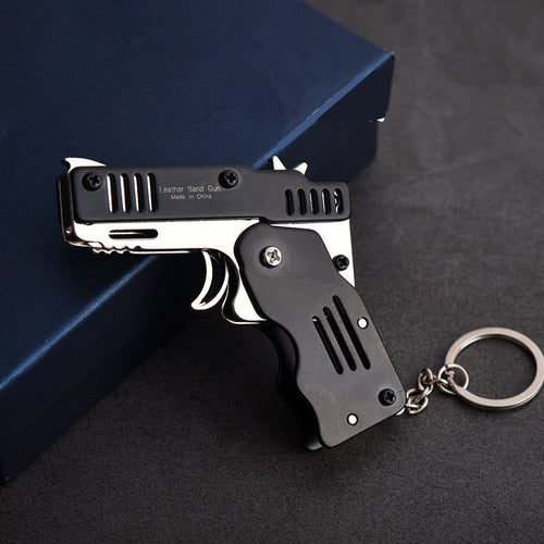 Mini Rubber Launcher Toy Gun - Image 0