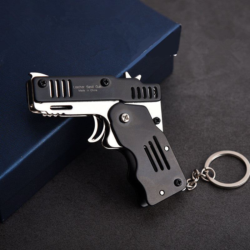 Mini Rubber Launcher Toy Gun - Image 0