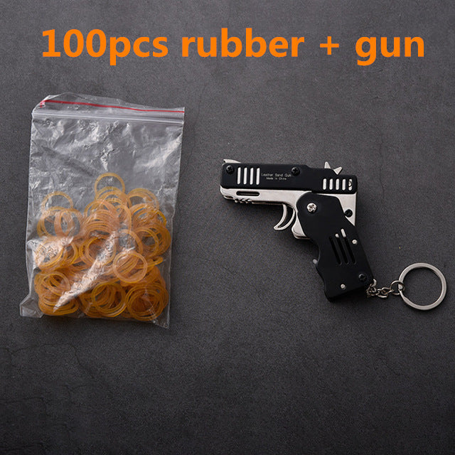 Mini Rubber Launcher Toy Gun - Image 4