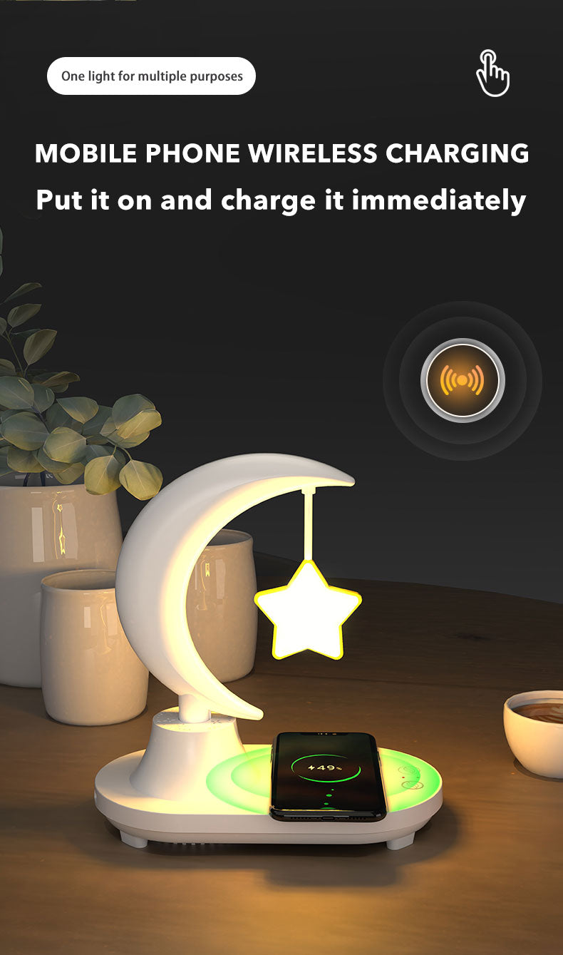 Moon Star Wireless Charging Night Lamp - Image 6