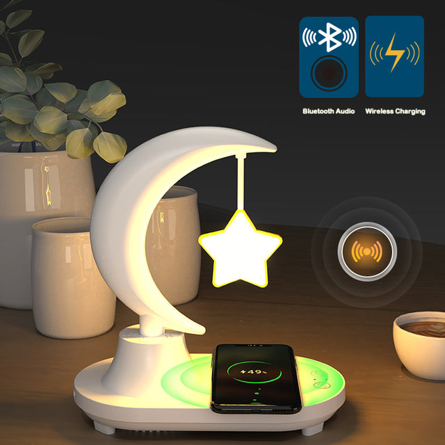 Moon Star Wireless Charging Night Lamp - Image 8