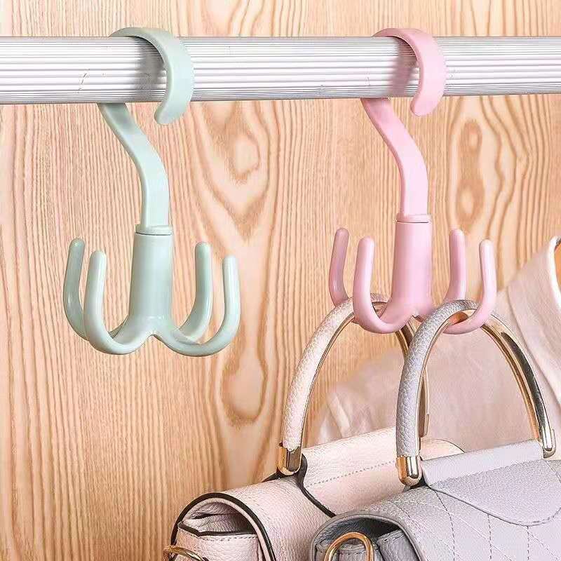 Rotating Four-Claw Wardrobe Organizer Hanger - Image 0