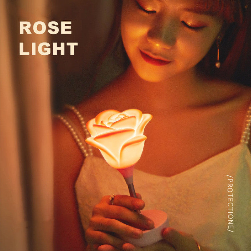 Rose Flower Romantic Touch Night Light - Image 1