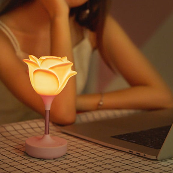 Rose Flower Romantic Touch Night Light - Image 0