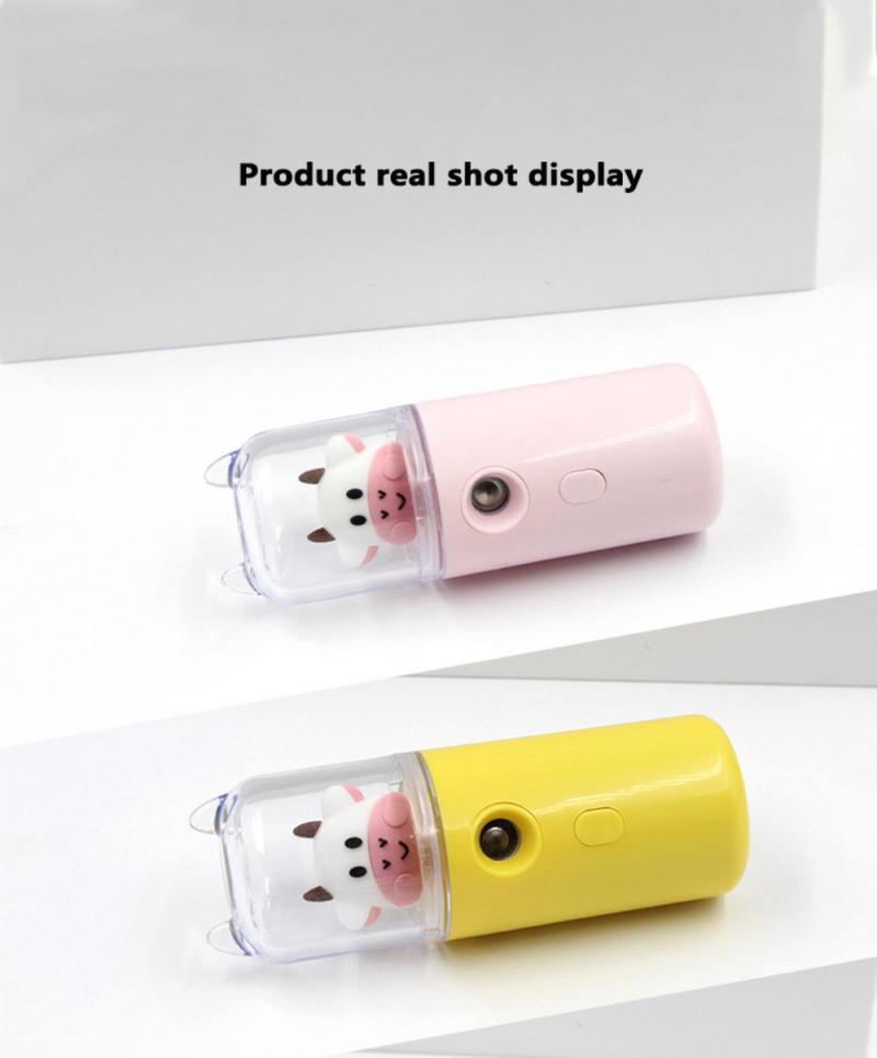USB Cartoon Animal Rechargeable Mini Face Steamer - Image 6