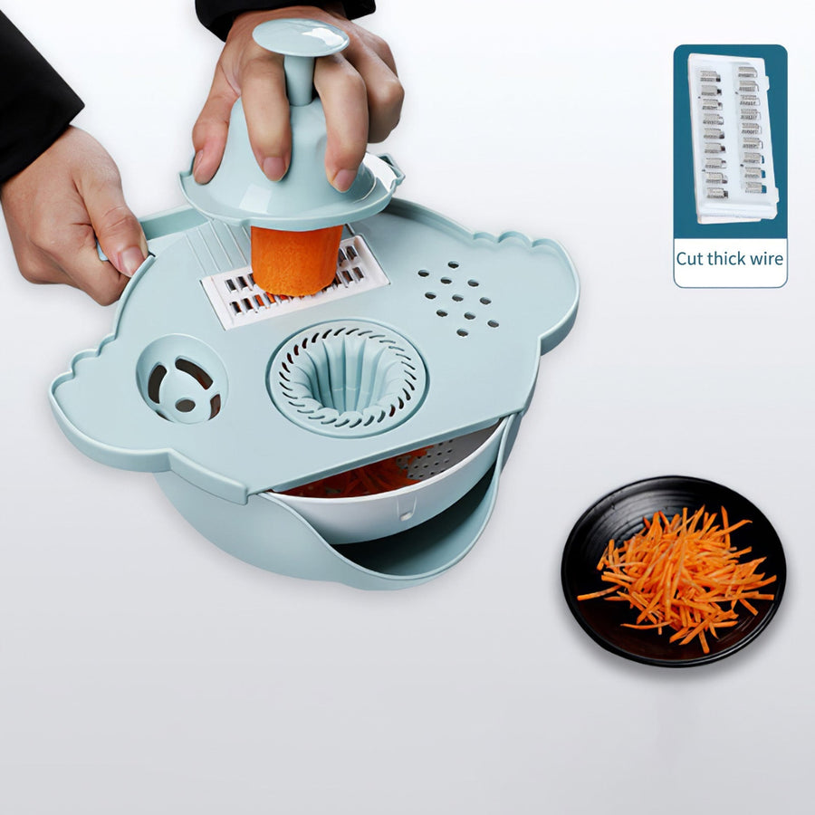 All-in-One Drain Basket Vegetable Grater - Image 1