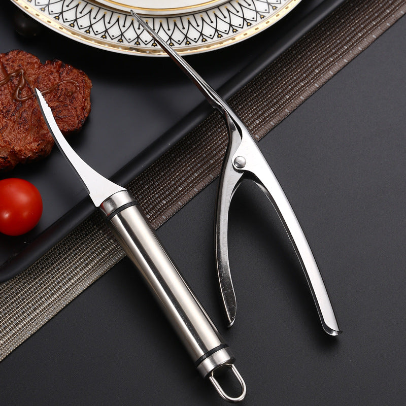 Shrimp Cleaner Stainless Steel Cutter - Image 6