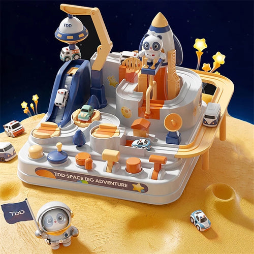 Space Panda Car Racing Toys - Image 0