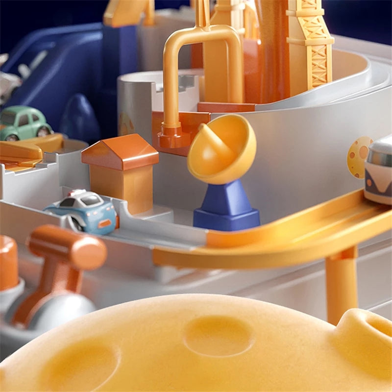 Space Panda Car Racing Toys - Image 1