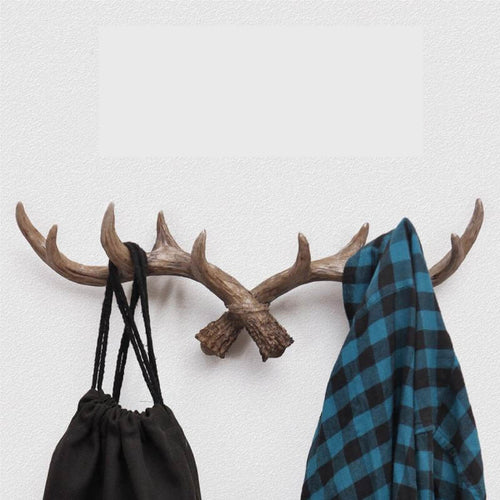 Antlers Decorated Coat Hook - Image 0