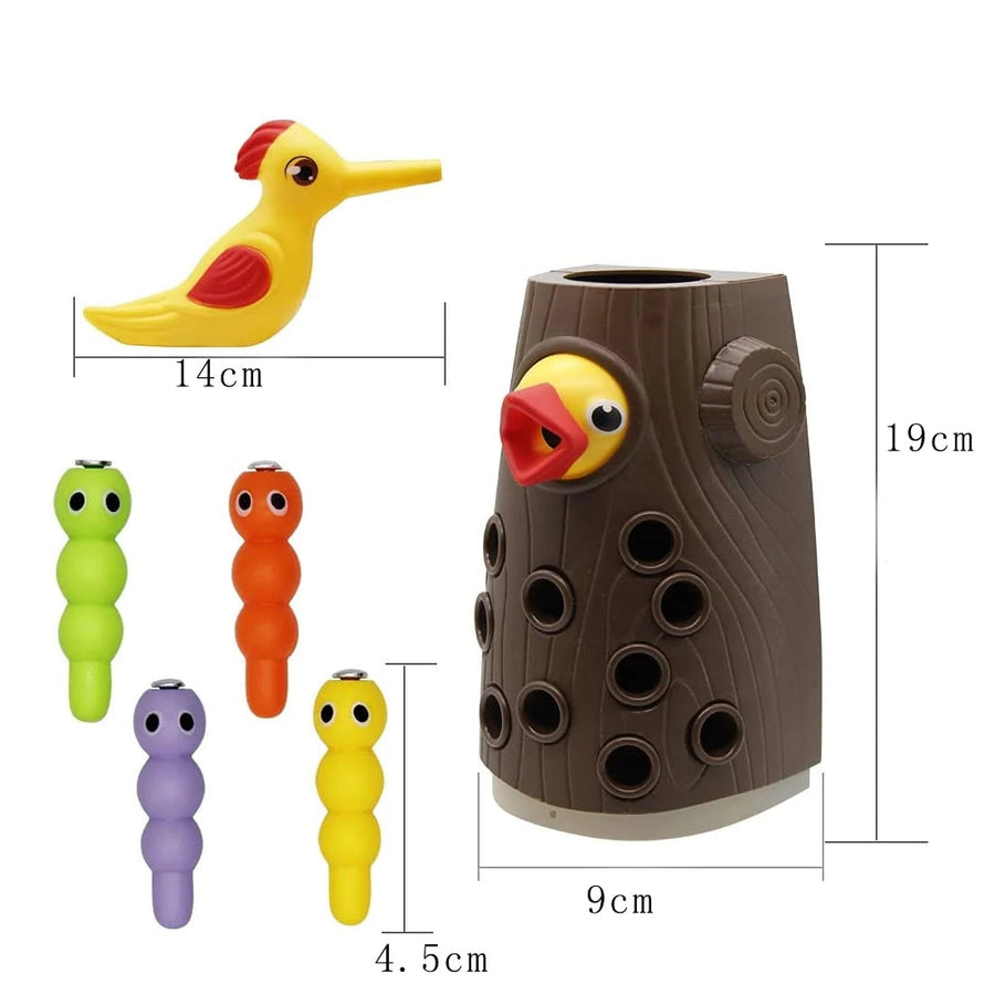 Magnetic Worm Catching Woodpecker Kids Toy - Image 6