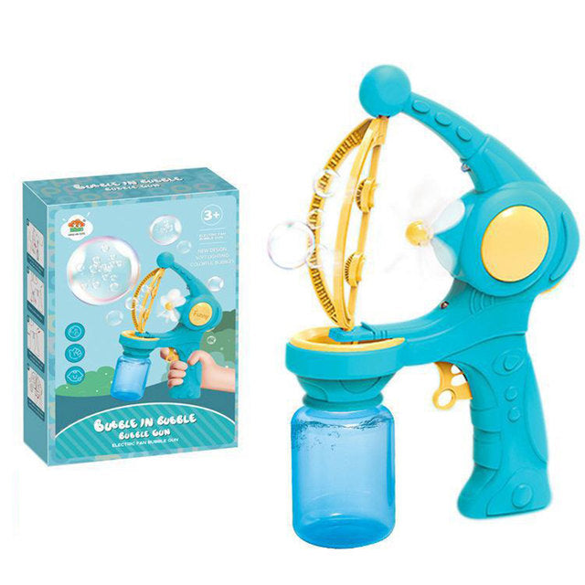 Automatic Flower Bubble Blower Machine Toy - Image 6