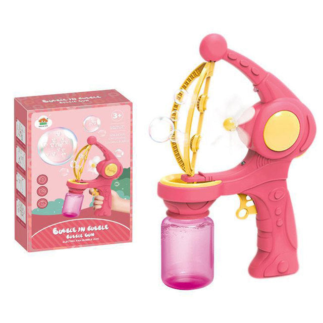 Automatic Flower Bubble Blower Machine Toy - Image 7