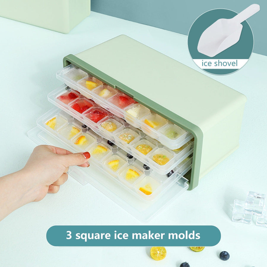 Three-Layer Ice Cube Tray Box - Image 2