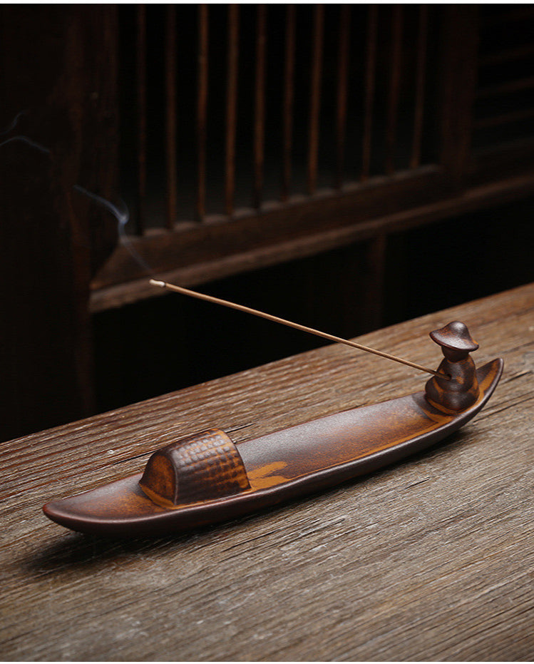 Wooden Zen Incense Holder - Image 3