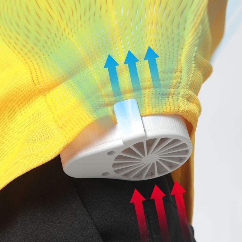 Portable Rechargeable Hands-Free Waist Fan - Image 1