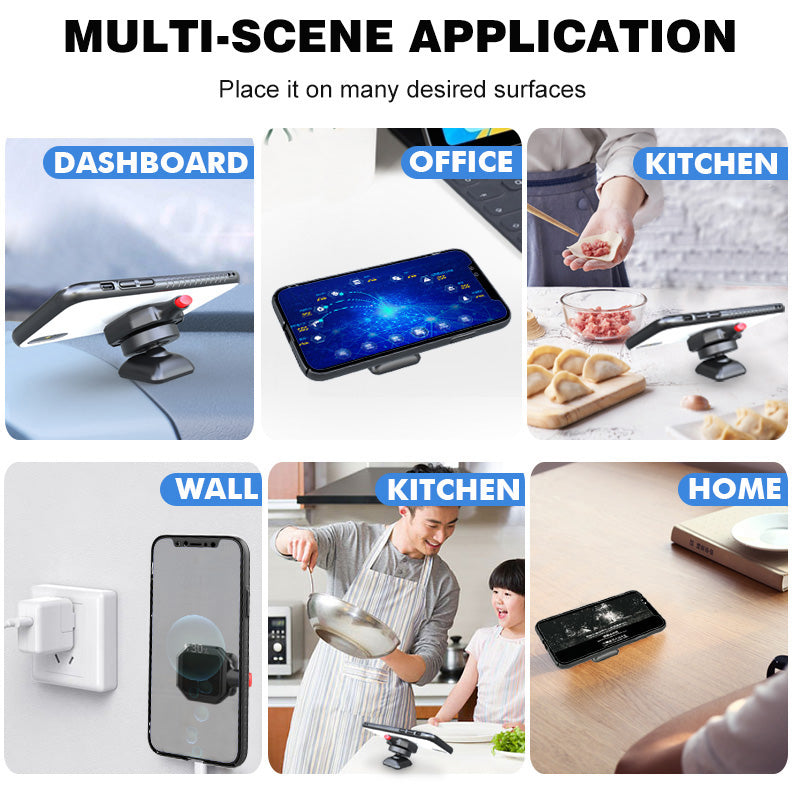 Quick Mount Magnetic Car Dashboard Phone Holder - Image 3