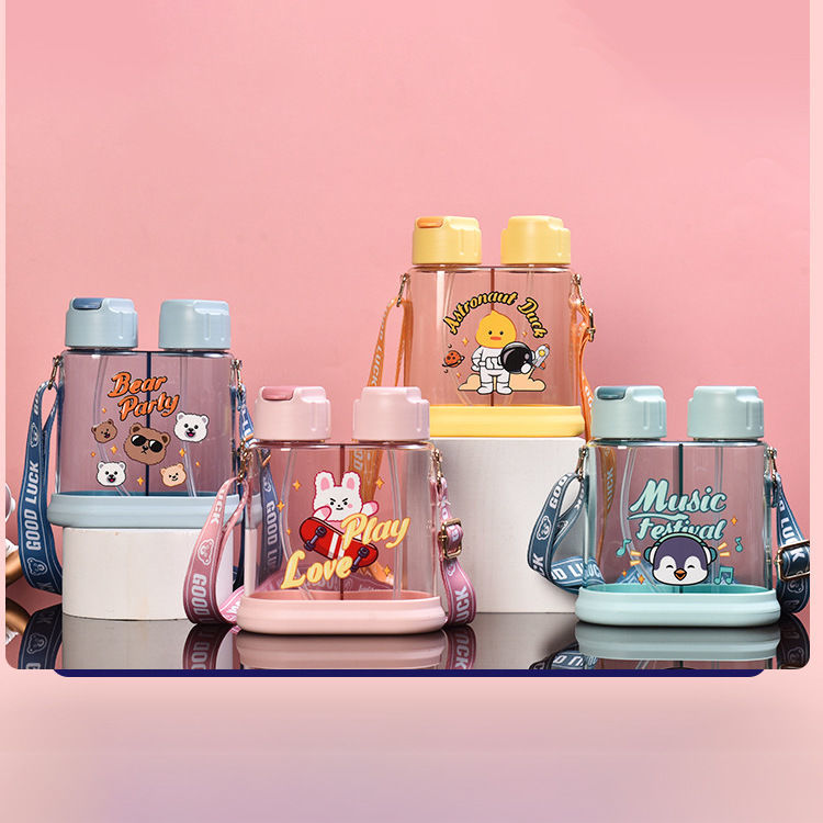 Creative Double-Drink Kids Water Bottle - Image 4