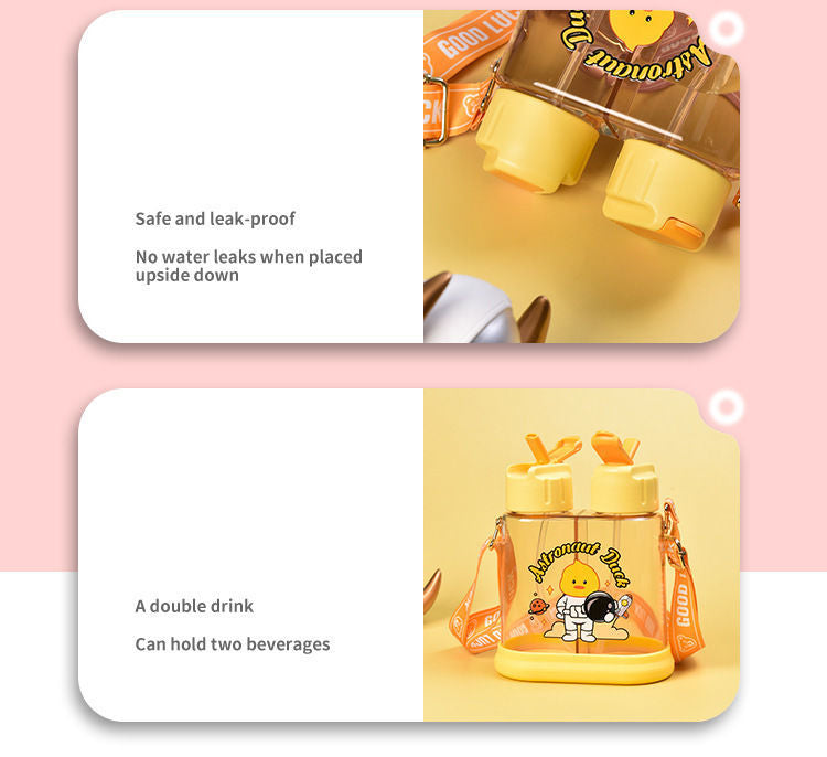 Creative Double-Drink Kids Water Bottle - Image 6