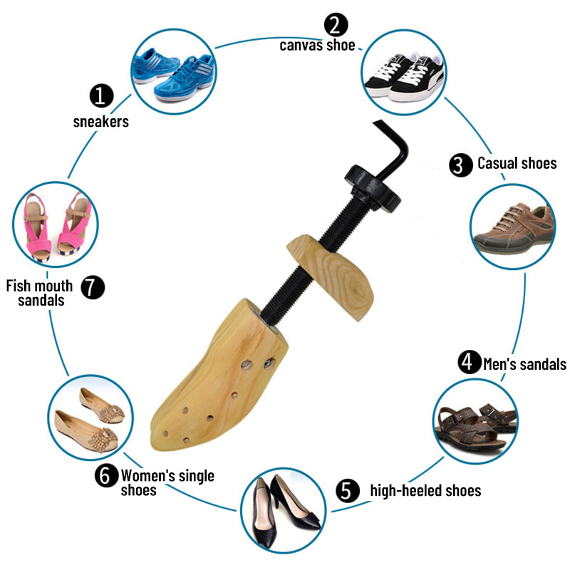 Adjustable Wooden Shoe Stretcher - Image 1