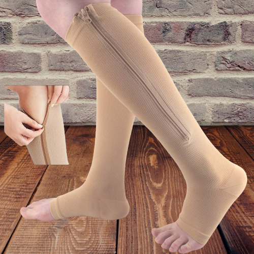 Unisex Knee Length Slim Compression Socks - Image 0