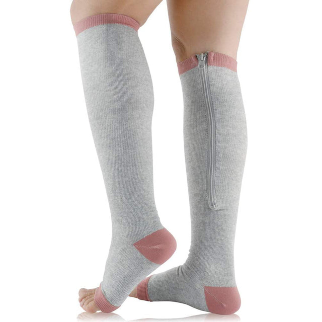 Unisex Knee Length Slim Compression Socks - Image 10