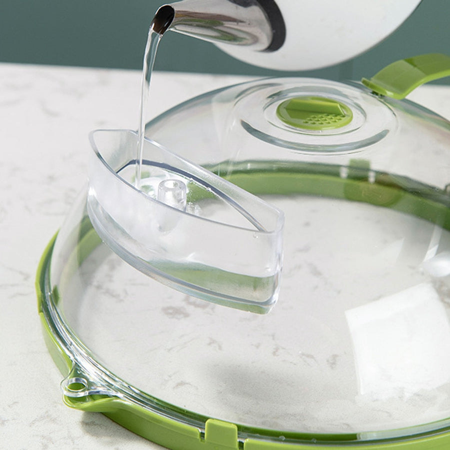 Adjustable Vent Transparent Microwave Cover Lid - Image 5