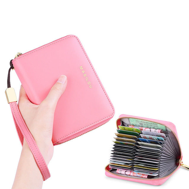 RFID Blocking Large Leather Women Wallet - Image 9