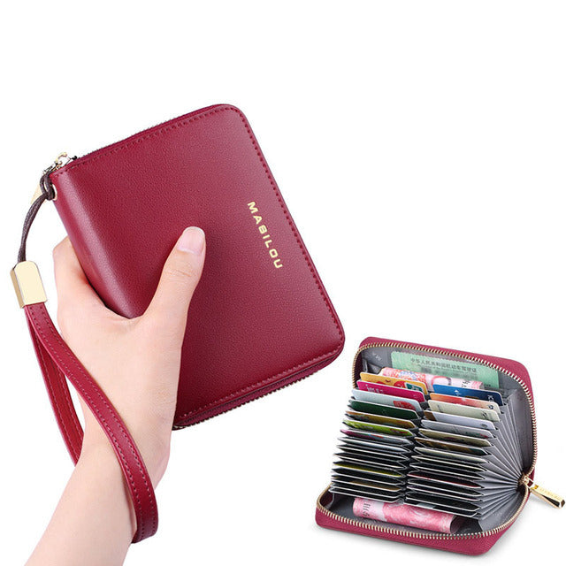 RFID Blocking Large Leather Women Wallet - Image 10
