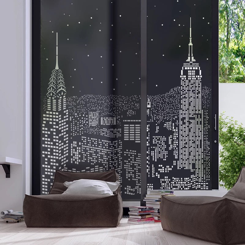 Blackout Amazing City Night View Window Sticker - Image 0