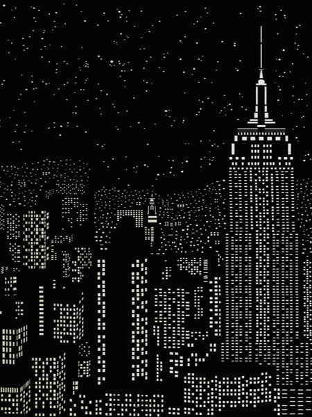 Blackout Amazing City Night View Window Sticker - Image 2