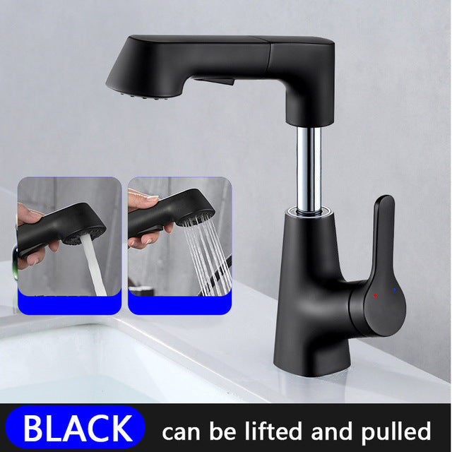 Modern Bathroom Telescopic Basin Waterfall Faucet - Image 12