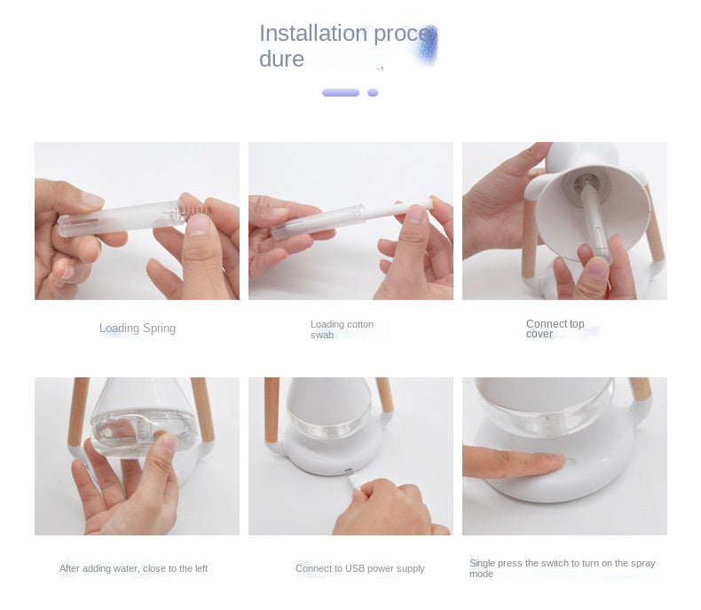 Mini Air Humidifier Wireless Phone Charger - Image 4