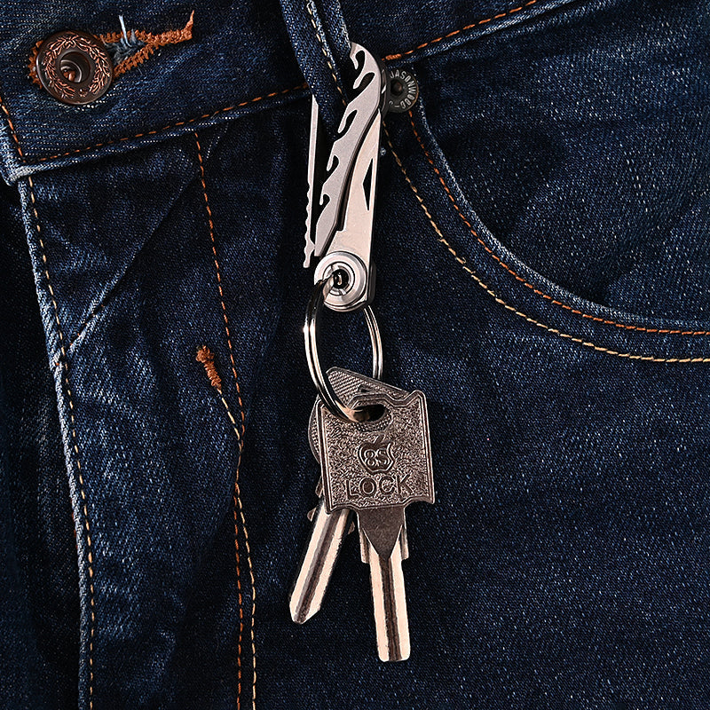 Titanium Foldable Pocket Keychain - Image 0