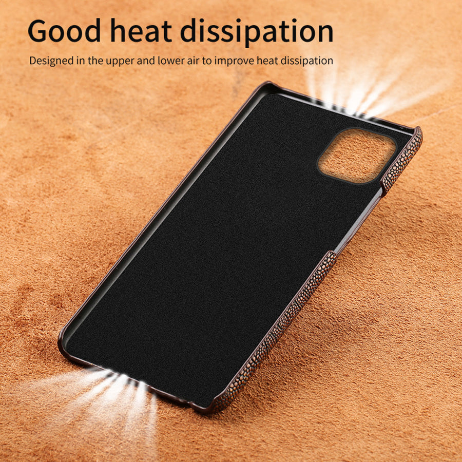 Luxury Real Ostrich Shock-Protection Breathable iPhone Cases - Image 3