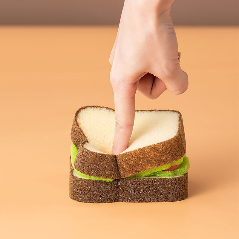 Bread Shape Dishwashing Sponge - Image 5