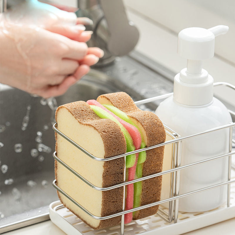 Bread Shape Dishwashing Sponge - Image 3